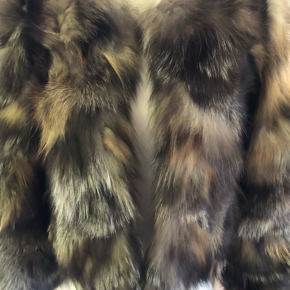 SOLD REAL Fox Fur Jacket - Picture 4 of 6